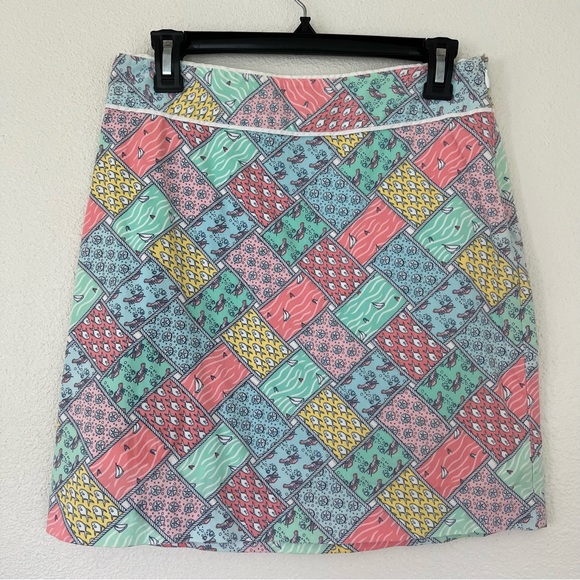 Vineyard Vines Dresses & Skirts - Vineyard Vines Patchwork Nautical Skirt